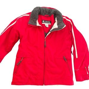 Columbia red winter jacket size L